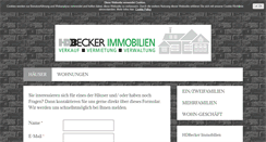 Desktop Screenshot of hdbecker-immobilien.de